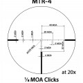 Оптический прицел March 5-32x52 с подсветкой MTR-4