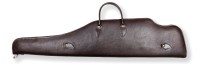 Чехол кожаный Stich Profi "Люкс L-110" с увелич. углублением для оптики, с ремнем, цвет коричневый