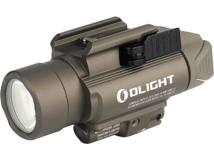 Фонарь подствольный Olight Baldr Pro, пистолетный, 1350 lm, ЛЦУ, Desert Tan