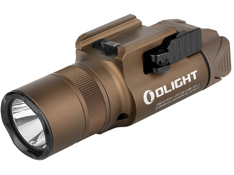 Фонарь подствольный Olight Baldr Pro R, пистолетный, 1350 lm,ЛЦУ,Desert Tan