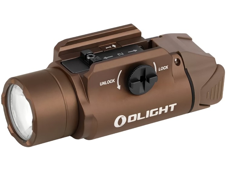 Фонарь подствольный Olight PL-3R Valkyrie, пистолетный, 1500 lm, Desert Tan