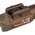 Фонарь подствольный Olight PL-3R Valkyrie, пистолетный, 1500 lm, Desert Tan