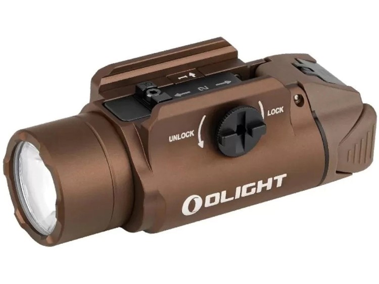 Фонарь подствольный Olight PL-3 Valkyrie, пистолетный, 1300 lm, Desert Tan