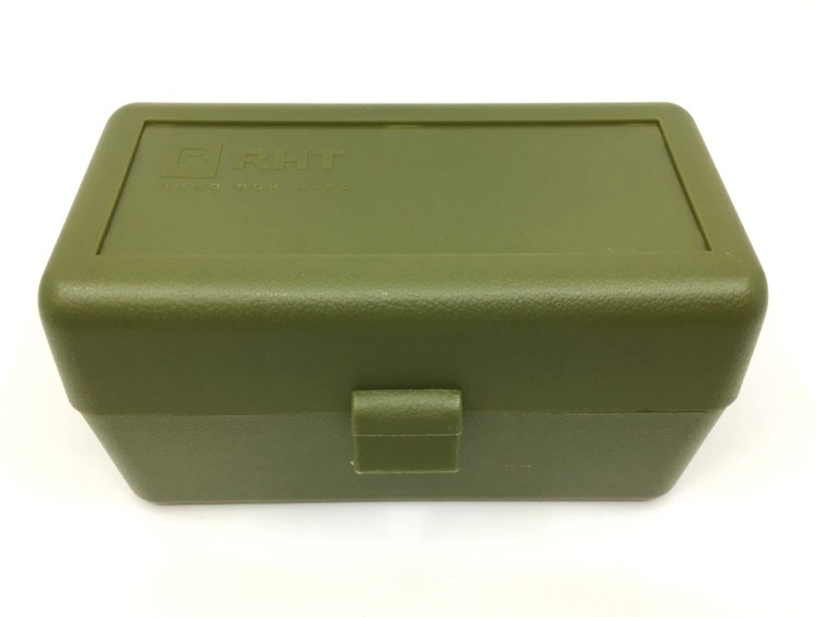 Коробка на 50 патронов RHT 243, .308 WIN, 6.5 Creedmoor RHT Ammo box M-50 зеленый