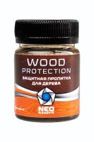 Состав для обработки древесины Neo Elements Wood Protection, коричневый, 50 мл